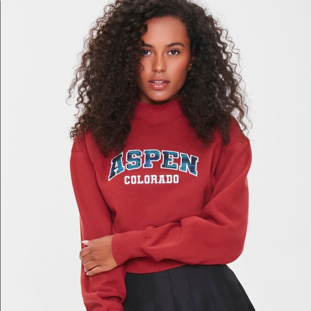 Cropped Crewneck Sweatshirt